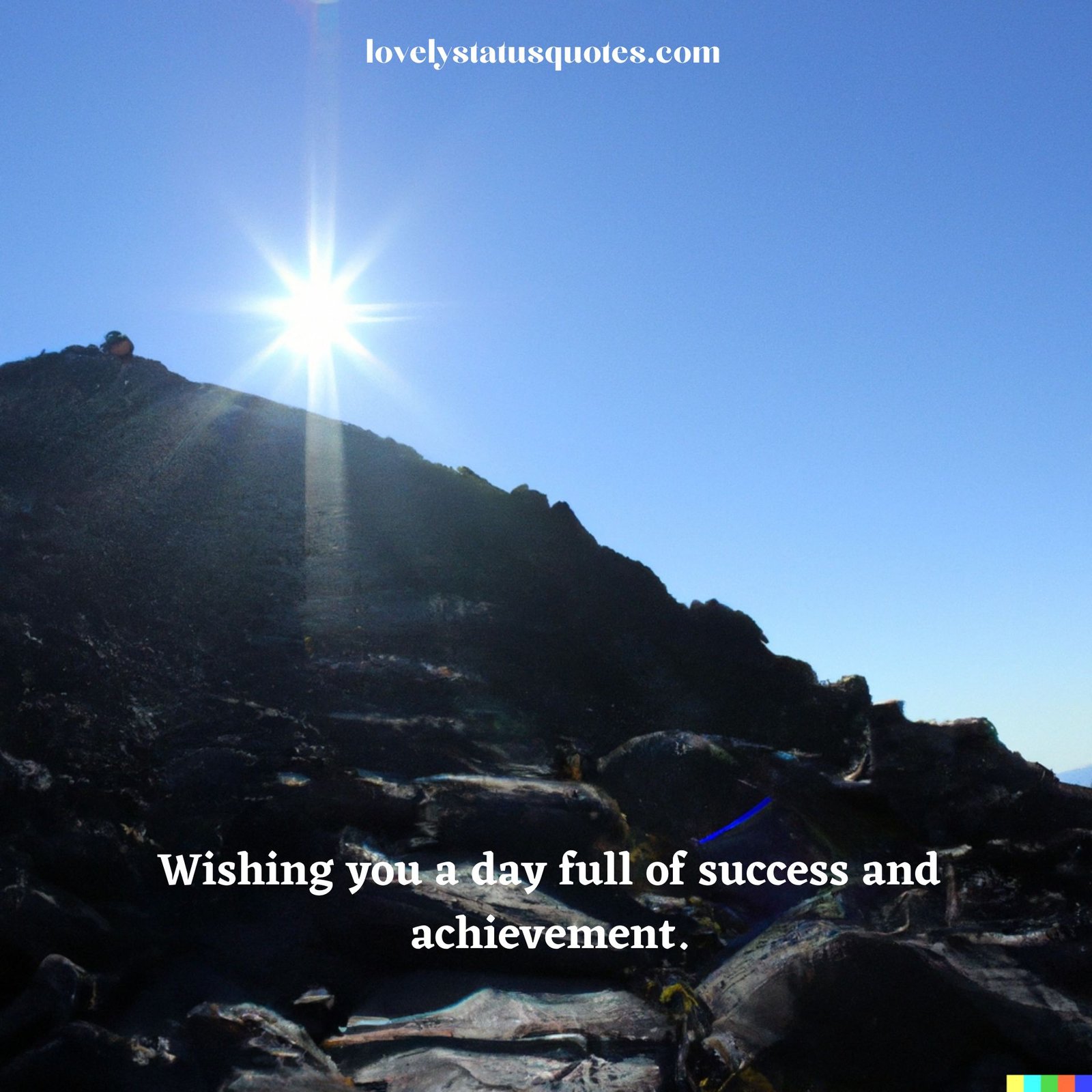 wishing you a day full of success and achievement