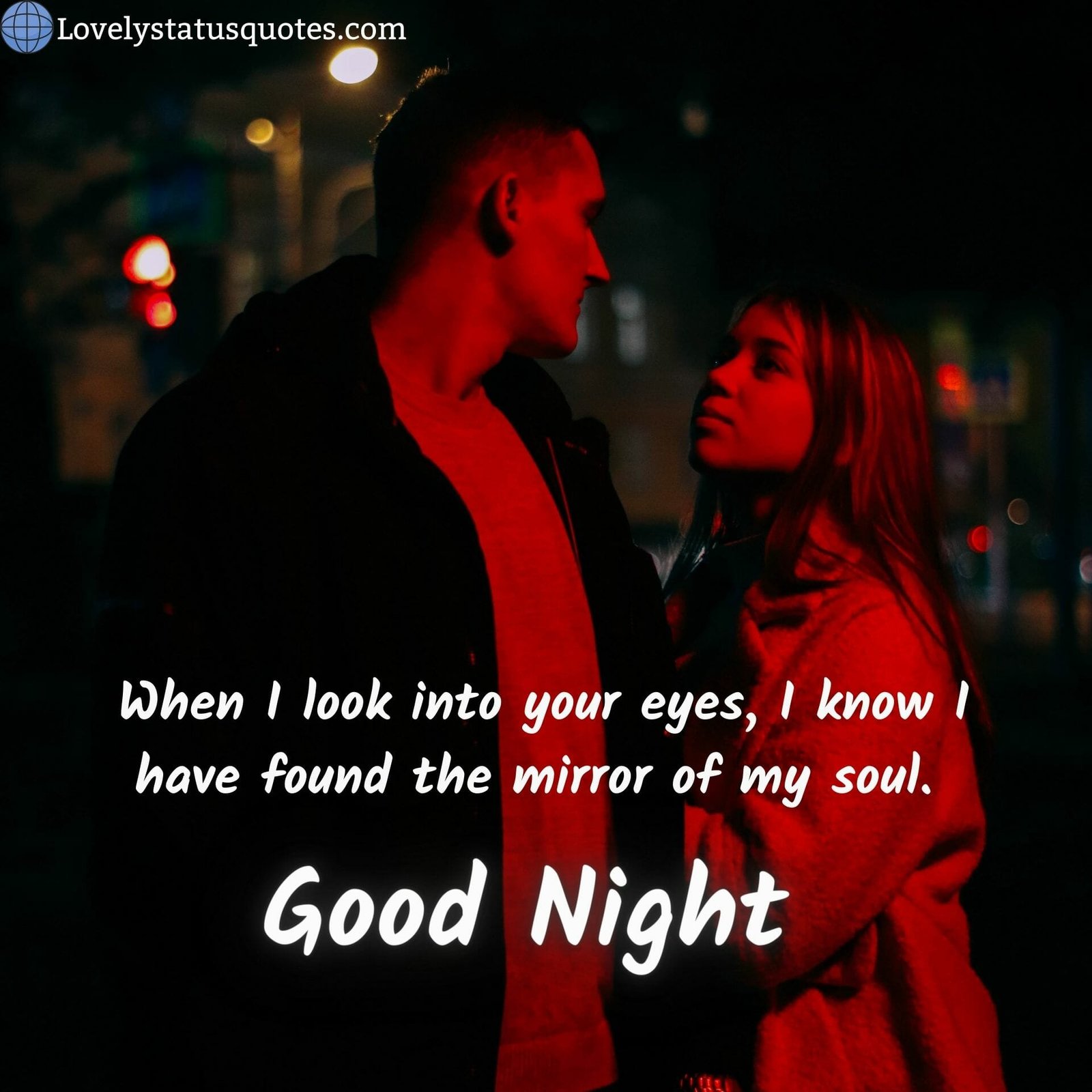 good night DP with love quotes